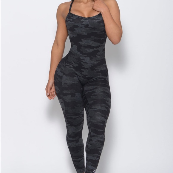 Bombshell Sportswear Pants - Bombshell Sportswear Sculpted Bodysuit Black Camo